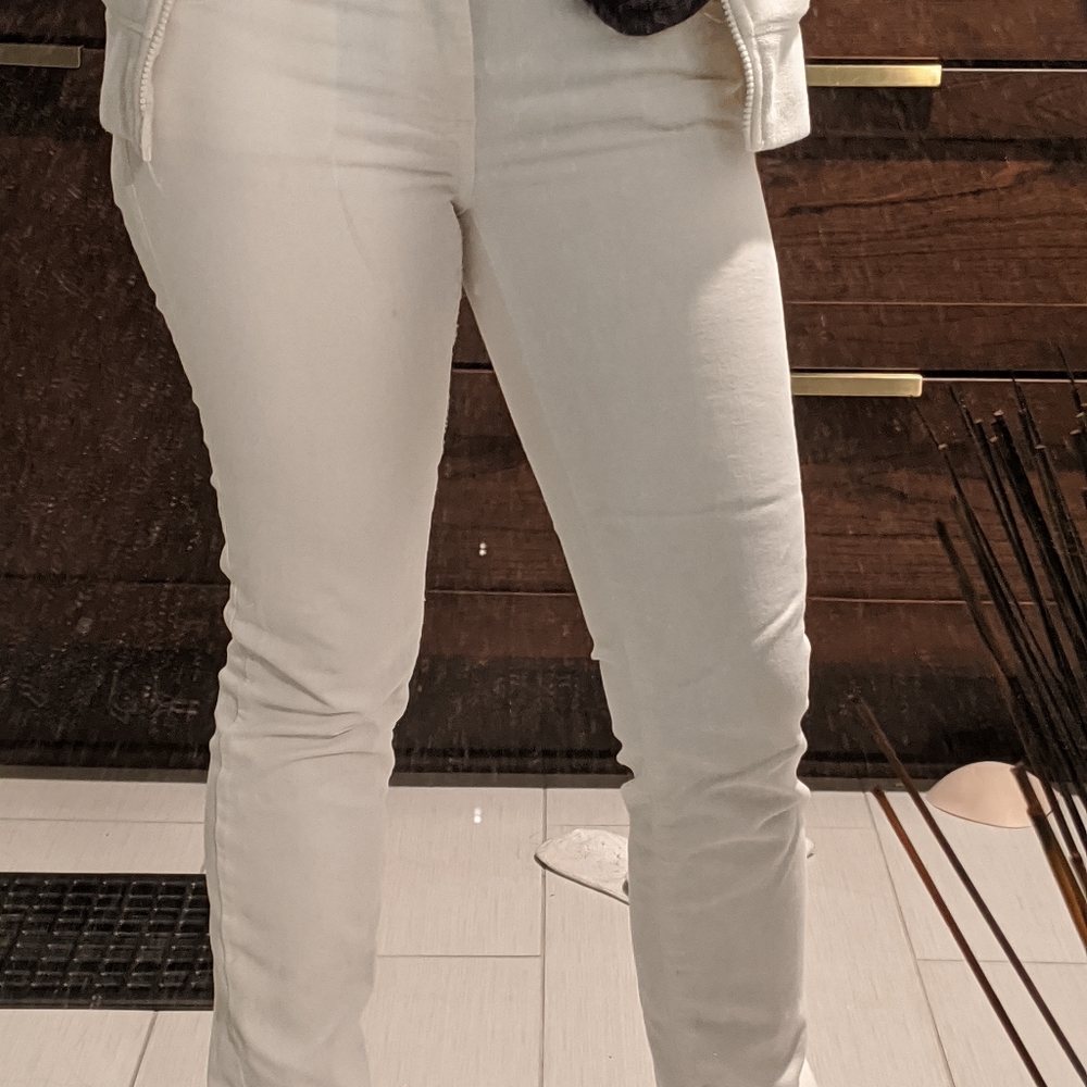 Banana Republic white jeans